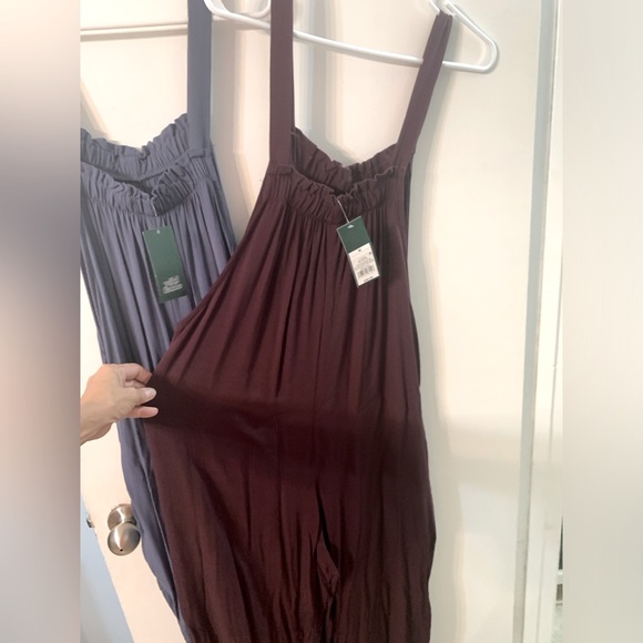 Pants - Burgundy jumpsuit
